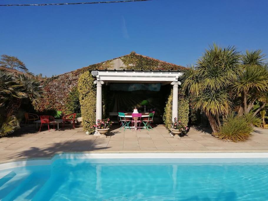Villa Grand Communal, Piscine, 18Km De Bordeaux Ludon-Medoc Ngoại thất bức ảnh